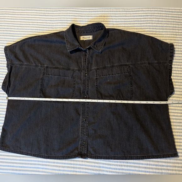 Madewell Charcoal Denim Shirt - Picture 4 of 7
